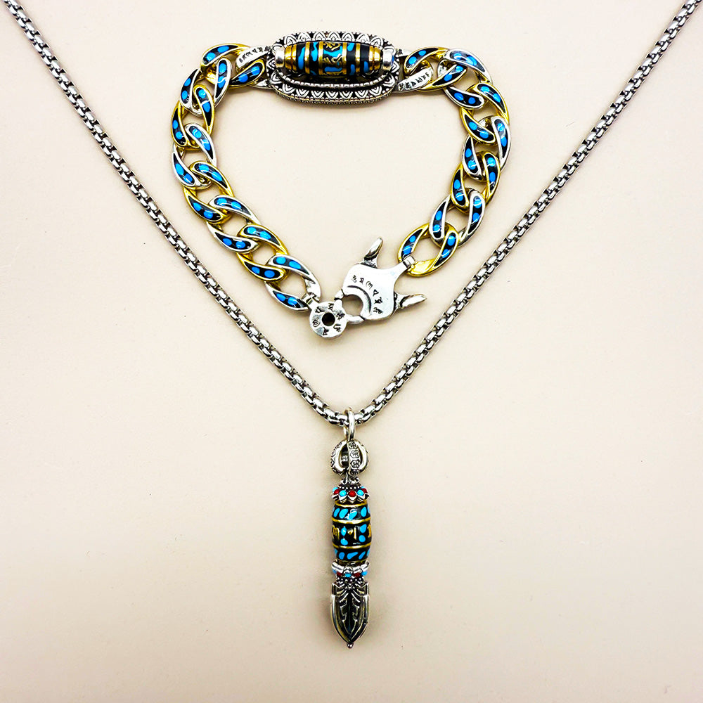 The Navigator's Spear, Necklace and Bracelet Set.